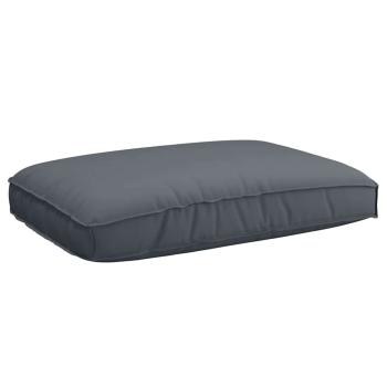Palettkissen Set 2er Set Anthrazit Polyester Standard
