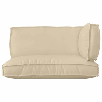 Pallet Kissen Set 3-teilig Beige Polyester Mittel