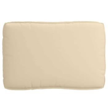 Pallet Kissen Set 3-teilig Beige Polyester Mittel