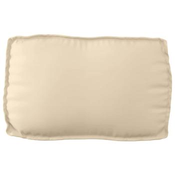 Pallet Kissen Set 3-teilig Beige Polyester Mittel