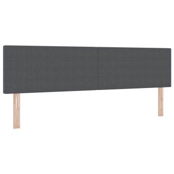 Boxspringbett mit Matratze Dunkelgrau Super King Cordstoff