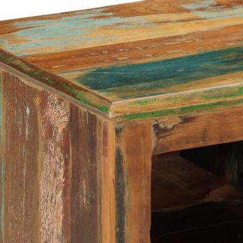 Schuhbank 110x35x40 cm Massivholz Altholz