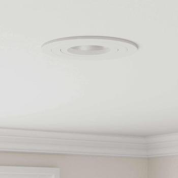 ARDEBO.de - Einbaustrahler 6 Stück Rund GU10 Weiß Ø91 mm