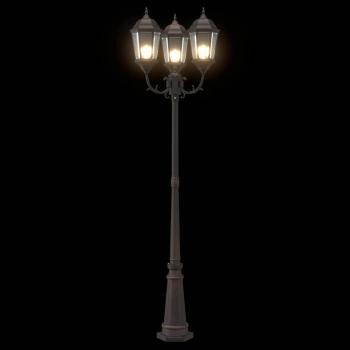 Garten-Licht Bronze 61 x 53 x 235 cm Aluminium und Glas