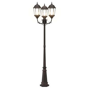 Garten-Licht Bronze 61 x 53 x 235 cm Aluminium und Glas