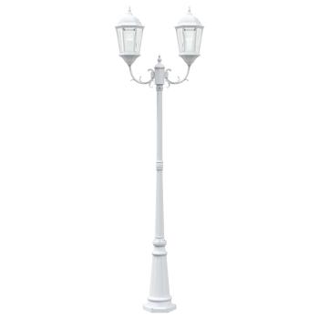 Gartenlaterne Weiß Aluminium 68 x 20 x 235 cm Langlebig