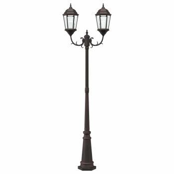 Gartenlichtmast Bronze Aluminium 68 x 20 x 235 cm Gartenlichtmast