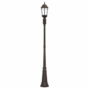 Gartenlichtmast Bronze Aluminium 68 x 20 x 235 cm Gartenlichtmast