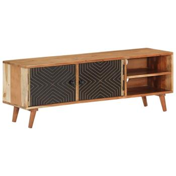 ARDEBO.de - TV-Schrank 112x30x40 cm Massivholz Akazie