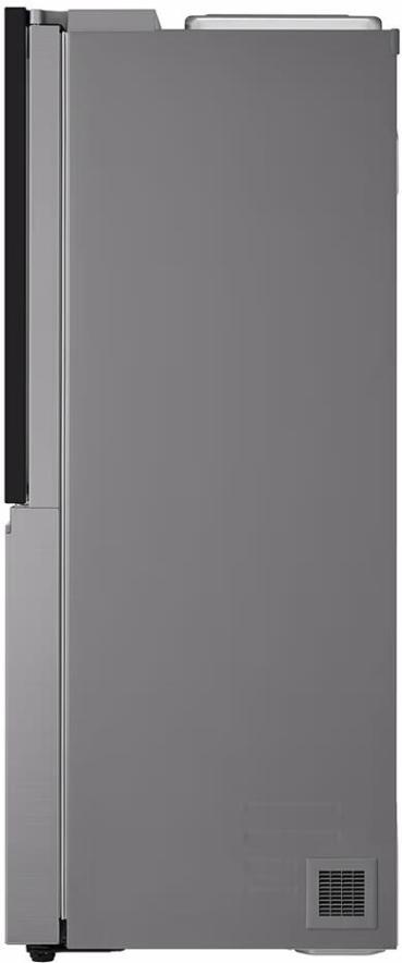 LG GSXE81PYBD Side-by-Side Kombination, 91,3 cm breit, 628 L, Eis-, Crushed Ice- und Wasserspender, WLAN, Prime silver