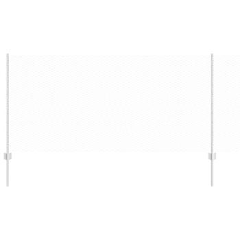 Zaunpfosten 10 Stück U-Profil 100 cm Verzinkter Stahl, Sechseckzaun 1x10 m Verzinkter Stahl