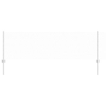 Zaunpfosten 11 Stück U-Kanal 60 cm verzinkter Stahl, Sechseckzaun 0,6x100 m verzinkter Stahl