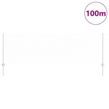Zaunpfosten 11 Stück U-Kanal 80 cm Verzinkter Stahl, Sechseckzaun 0,8x100 m Verzinkter Stahl