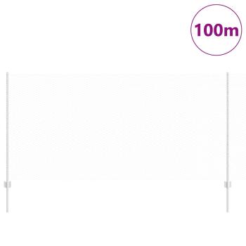 Zaunpfosten 22 Stück U-Kanal 120 cm verzinkter Stahl, Sechseckzaun 1,2x100 m verzinkter Stahl