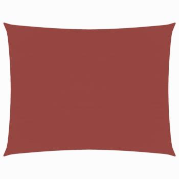 Sonnensegel Oxford-Gewebe Rechteckig 4x5 m Terrakotta-Rot