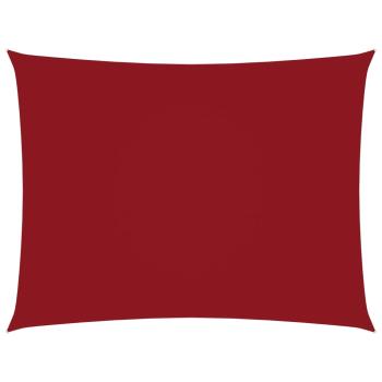 Sonnensegel Oxford-Gewebe Rechteckig 5x6 m Rot