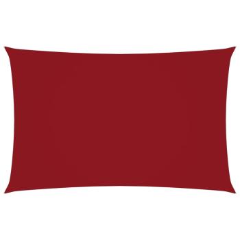 Sonnensegel Oxford-Gewebe Rechteckig 3x6 m Rot