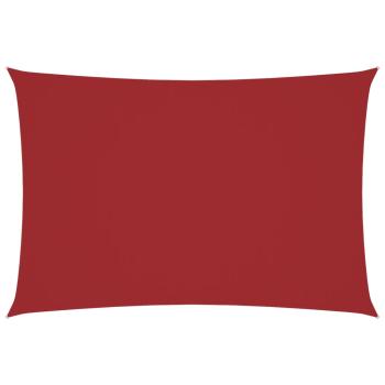 Sonnensegel Oxford-Gewebe Rechteckig 3x6 m Rot
