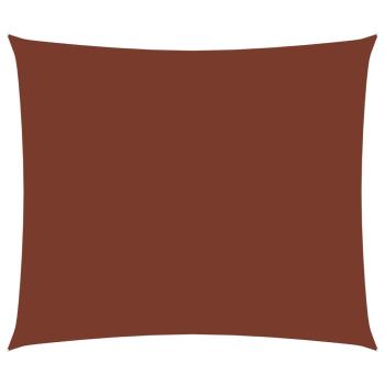 Sonnensegel Oxford-Gewebe Rechteckig 3,5x5 m Terrakotta-Rot