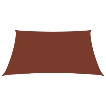 Sonnensegel Oxford-Gewebe Rechteckig 3,5x5 m Terrakotta-Rot