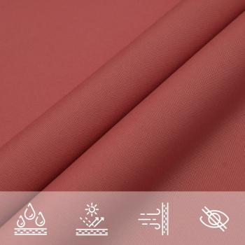Sonnensegel Oxford-Gewebe Rechteckig 3,5x5 m Terrakotta-Rot