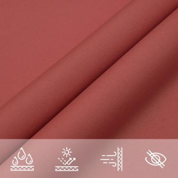 Sonnensegel Oxford-Gewebe Rechteckig 2x2,5 m Terrakotta-Rot