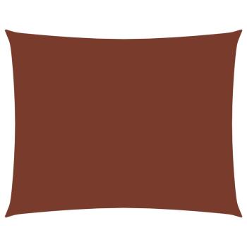 Sonnensegel Oxford-Gewebe Rechteckig 2x3,5 m Terrakotta-Rot