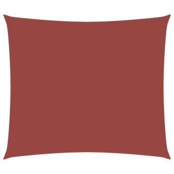 Sonnensegel Oxford-Gewebe Rechteckig 2,5x3 m Terrakotta-Rot