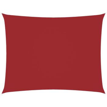 Sonnensegel Oxford-Gewebe Rechteckig 3,5x4,5 m Rot
