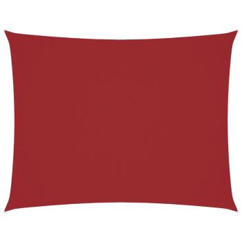 Sonnensegel Oxford-Gewebe Rechteckig 6x7 m Rot