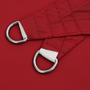 Sonnensegel Oxford-Gewebe Rechteckig 6x7 m Rot