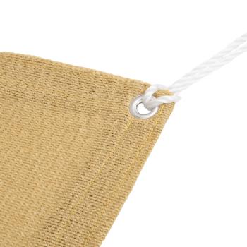 Zeltteppich Sandfarbe 400x700 cm HDPE