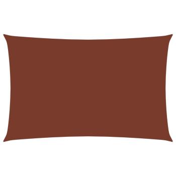 Sonnensegel Oxford-Gewebe Rechteckig 5x8 m Terrakotta-Rot