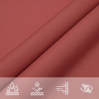 Sonnensegel Oxford-Gewebe Rechteckig 5x8 m Terrakotta-Rot