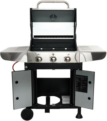 ProfiCook PC-GG 1310 Gasgrill, 3 Heizzonen, 56 x 43 cm große Grillfläche, Edelstahl (501310)
