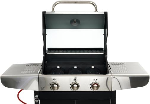 ProfiCook PC-GG 1310 Gasgrill, 3 Heizzonen, 56 x 43 cm große Grillfläche, Edelstahl (501310)