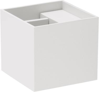 ARDEBO.de EVN CUBE LED Wandleuchte, 2-flmg. (up + down), IP65, 220-240V, 2x3W, 3000K, 2x200lm, weiß (L54070102RE)