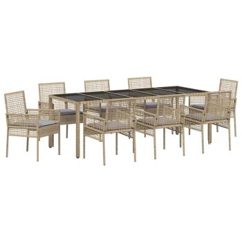 Set aus 5 Beige und Schwarz