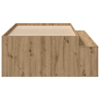 Stauraum-Bettgestell Artisan Eiche 90x200 cm