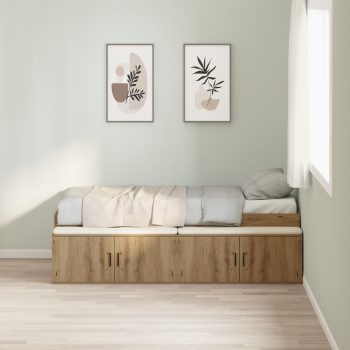 Stauraum Bettrahmen Artisan Eiche 80x200 cm