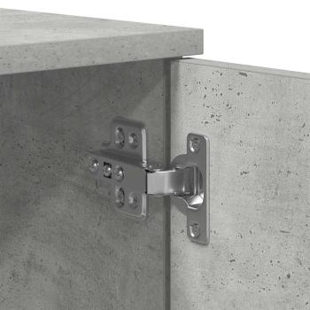 Stauraumbett Beton grau Holzwerkstoff 100 x 200 cm