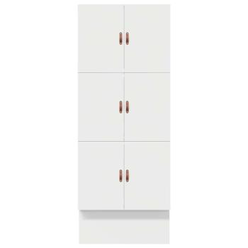 Stauraumbettgestell Weiß Holzwerkstoff 80 x 200 cm Stauraum