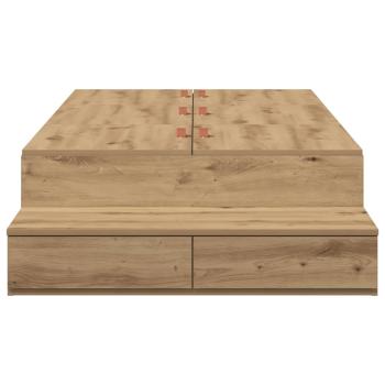 Stauraum Bettgestell Artisan Eiche Holzwerkstoff