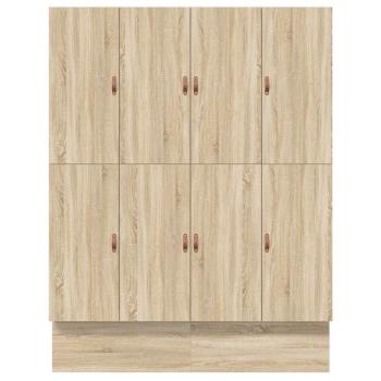Stauraum Bettgestell Sonoma Eiche 200x200 cm