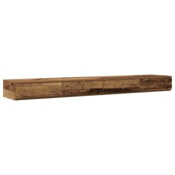 Stauraum Bettgestell Altes Holz 200x200 cm