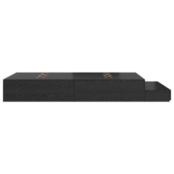 Stauraum Bettgestell Schwarz Eiche 120x200 cm