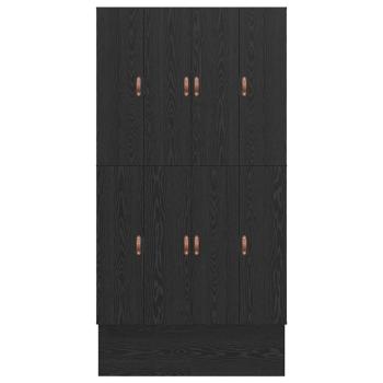 Stauraum Bettgestell Schwarz Eiche 120x200 cm