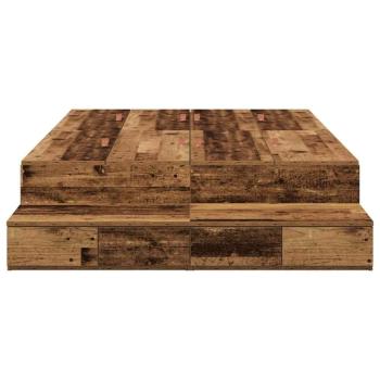 Stauraumbettgestell Old Wood 120x200 cm
