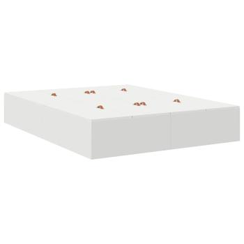 Stauraum Bettgestell Weiß 150x200 cm