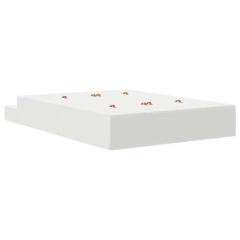 Stauraum Bettgestell Weiß 150x200 cm